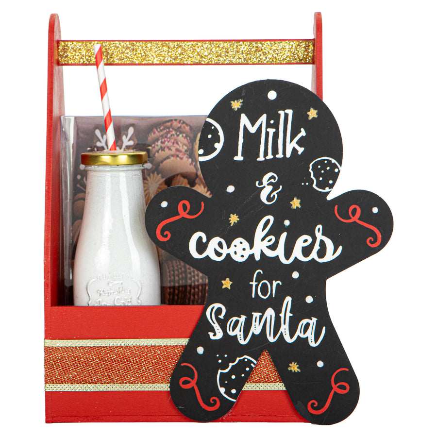 Art.10822 Letrero Navidad Color Negro 29cm 1pz