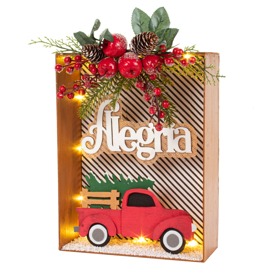 Art.10773 Frases Deseos Navidad Chicos 9cm 1pz