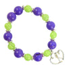 Fantasías Miguel Clave:EF260 Pulsera Corazón Morado Menta