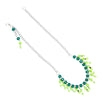 Fantasías Miguel Clave:ER1053 Collar Rondel, Jade Menta