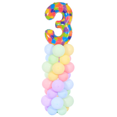 Fantasías Miguel Clave:EZ427 Torre De Globos Cumpleaños