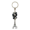 Fantasías Miguel Clave:IP1844 Llavero Dije Torre Eiffel, Negro Plata