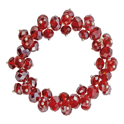 Fantasías Miguel Clave:JO1029 Pulsera Rondeles Rojo