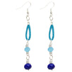 Fantasías Miguel Clave:JO1145 Aretes De Rondel Con Cordón