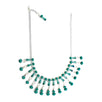 Fantasías Miguel Clave:JO1284 Collar Jade-Plata