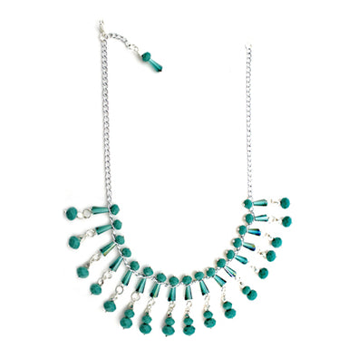 Fantasías Miguel Clave:JO1284 Collar Jade-Plata