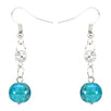 Fantasías Miguel Clave:LO1114 Aretes Turquesa