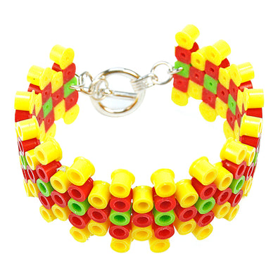 Fantasías Miguel Clave:ML1237 Brazalete Con Grecas Amarillo/ Rojo/ Verde