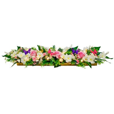 Fantasías Miguel Clave:ML3033 Centro De Mesa Con Flores