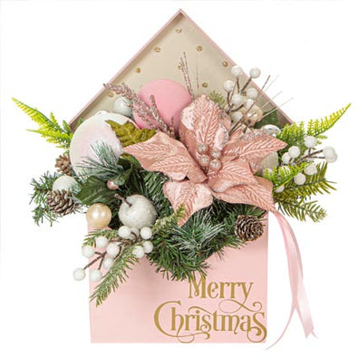 Fantasías Miguel Clave:SR1214 Caja Regalo Nochebuena Rosa