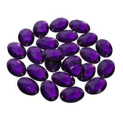 Fantasías Miguel Art.10262 Piedra Acrílico Oval 25X18mm 25pz