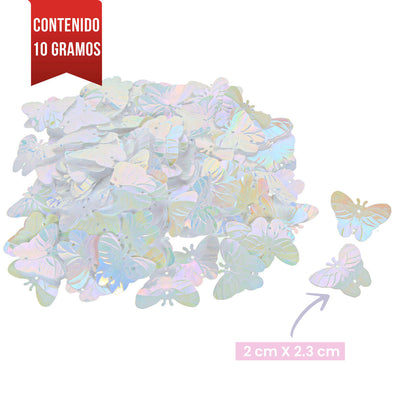 Fantasías Miguel Art.10389 Lentejuela Mariposa Extra 22mm 10g
