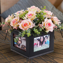 Art.10481 Ramo Rosas Con Follaje x9 43cm 1pz