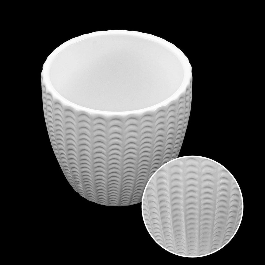 Art.10525 Base Fina Cerámica Blanca 10x11.5x7.8cm 1pz