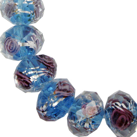 Art.10612 Cuenta Rondel Oro/Rosa