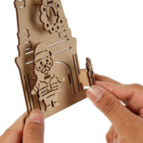 Art.10789 Esfera Escena Navideña 3D 15cm 1pz