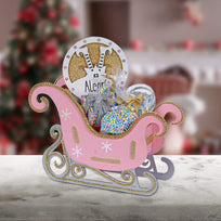 Art.10817 Trineo Santa Chico 17x25x9.5cm 1pz