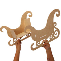 Art.10831 Trineo Santa Grande 25x36.5x14cm 1pz