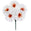 Fantasías Miguel Art.10918 Bush Dalia x5 30cm 1pz Blanco