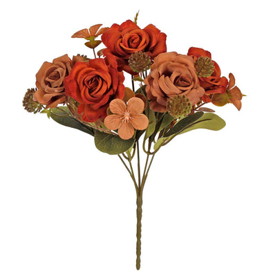 Fantasías Miguel Art.10921 Ramo Rosas 2 Tonos x5 25cm 1pz