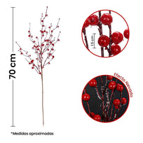 Art.1119 Vara Cerezas Nevadas 70cm 1pz