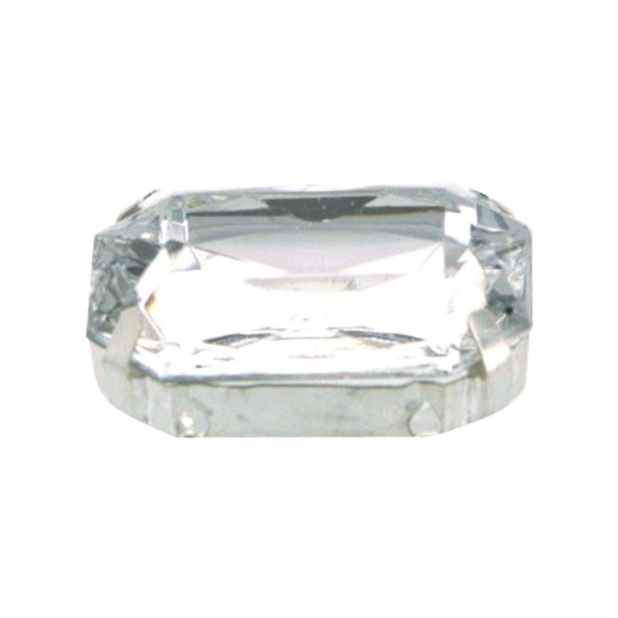 Art.11236 Piedra Acrílica Con Casquillo Rectangular