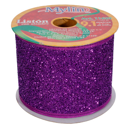 Art.11629 Listón Navideño 6.4cm 9.1m