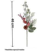 Art.1170 Vara Follaje Decorativo 46cm 1pz