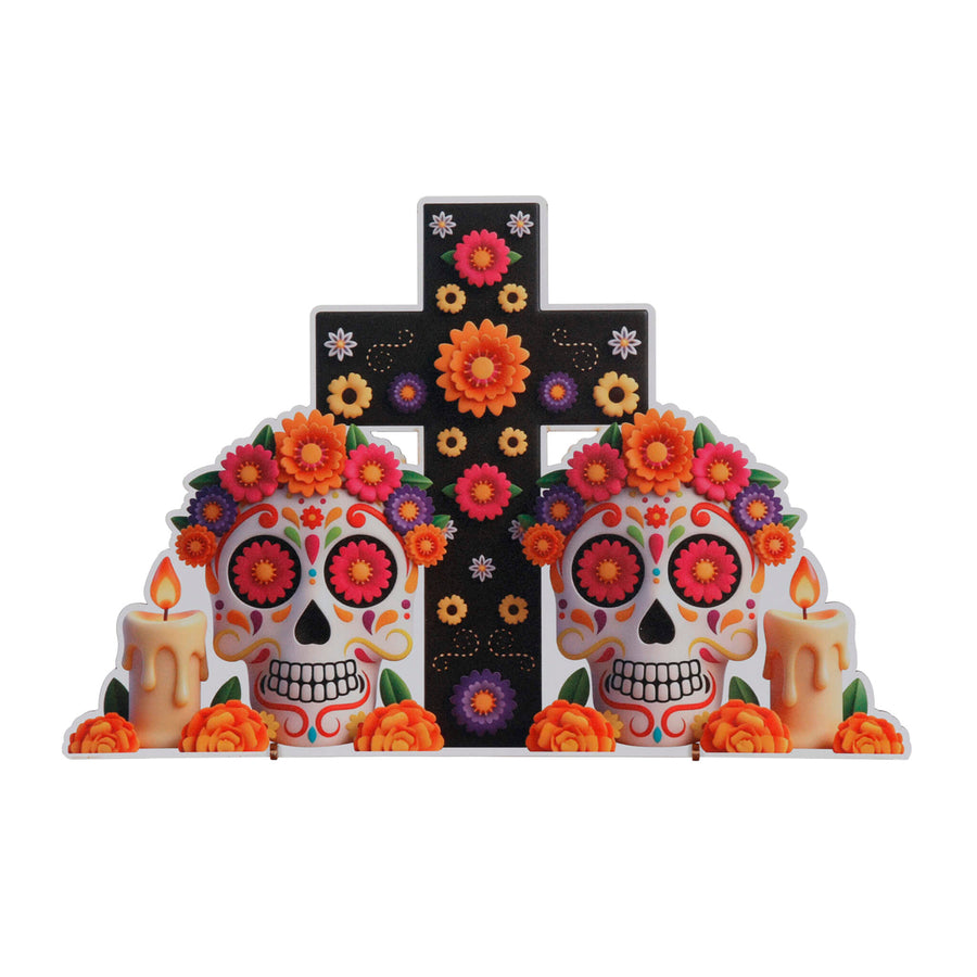 Art.11725 Calaveras Cruz 20x30cm