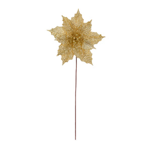 Art.11829 Nochebuena Diamantada/Lentejuela 60cm 1pz