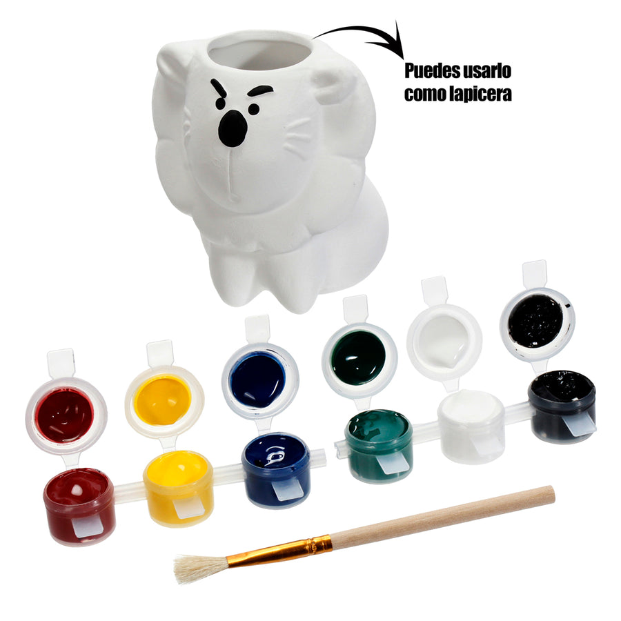 Art.11992 Kit Figura Cerámica para Pintar 8.5x7cm    (aprox cada figura) 1pz