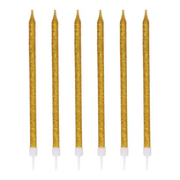 Art.12070 Vela Diamantada 14cm 6pz