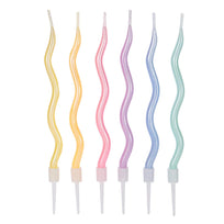 Art.12072 Vela Ondulada 13cm 6pz