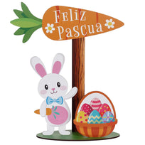 Art.12116 Letrero Feliz Pascua 47x30cm 4pz