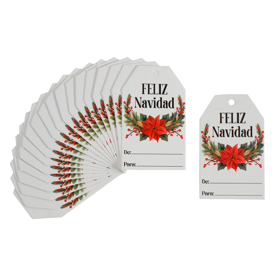 Art.12392 Tarjeta Navidad 6.5x4cm 20pz