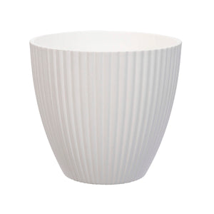 Art.12431 Maceta Rayada Plástica