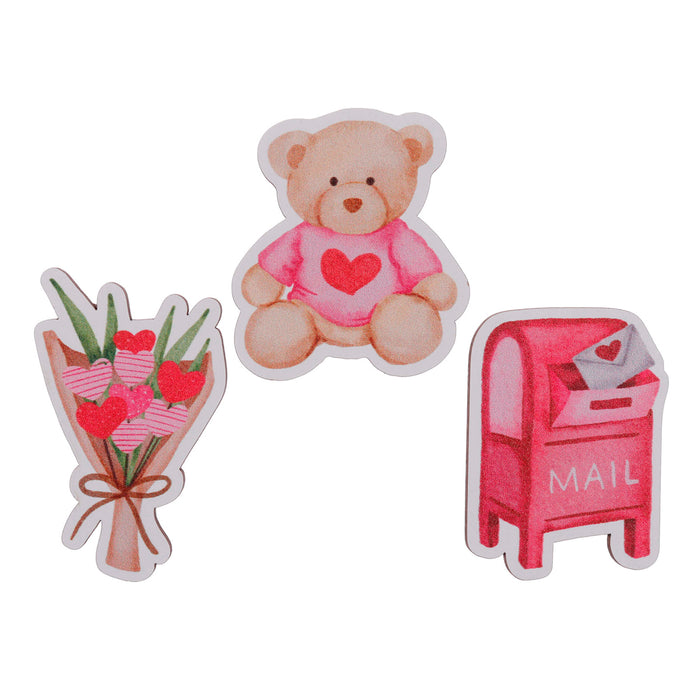 Art.12588 Figuritas Valentín 5cm    (aprox) 3pz