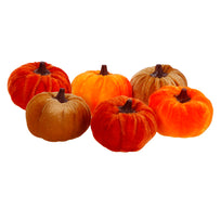 Art.12620 Set Calabazas Terciop 5cm 6pz