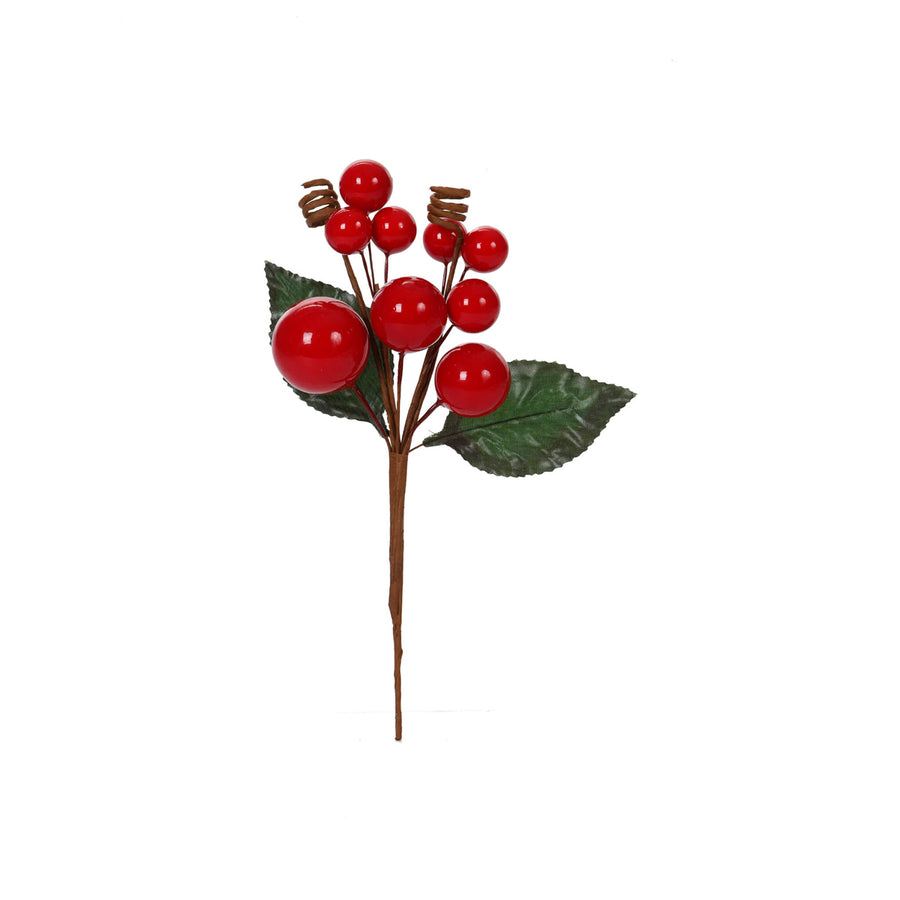 Art.12744 Pick Navidad Cerezas 18cm 1pz