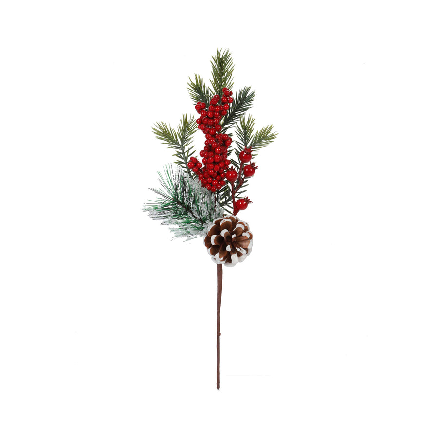 Art.12824 Vara Nevad Cer/Fruto/Pino 35cm