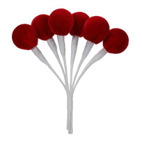 Art.12828 Pick Cerezas Terciopelo 19cm