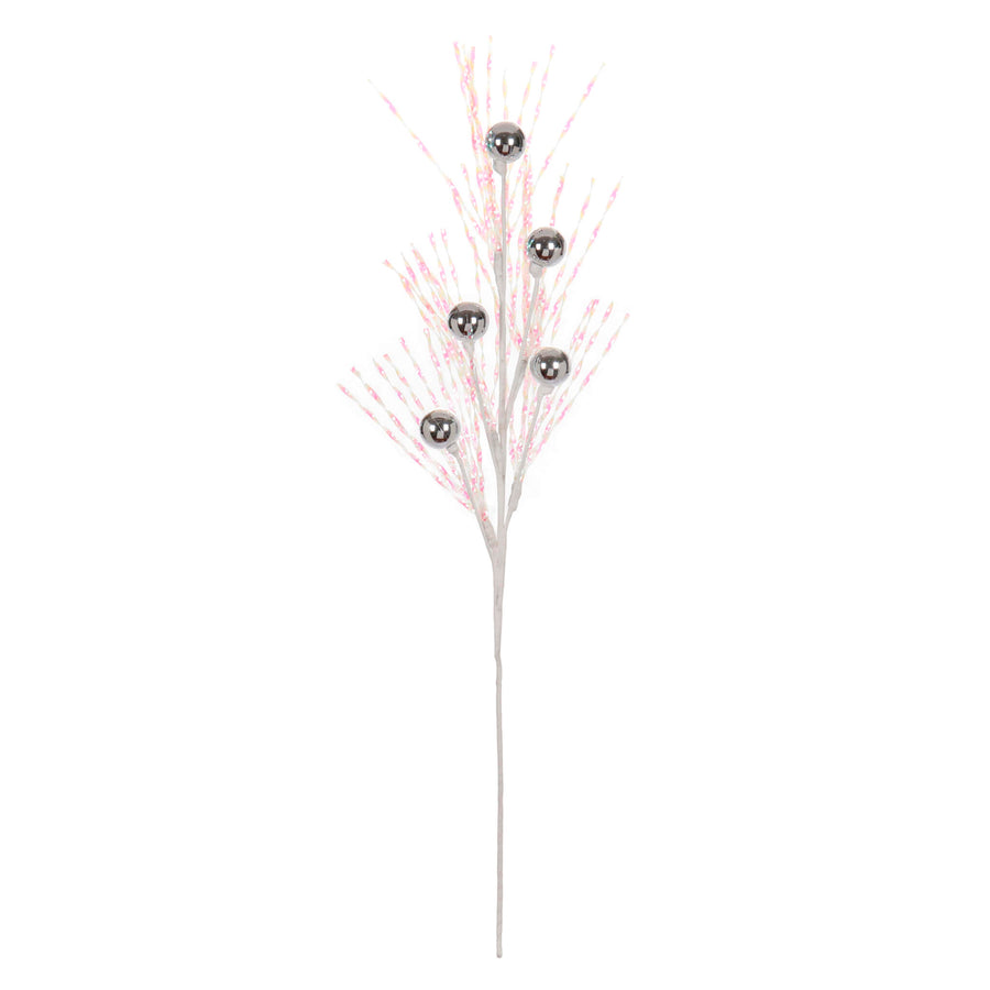 Art.12909 Vara Navidena C/5esferas L73cm
