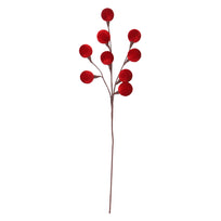 Art.12919 Vara Cerezas Terciopelo 71cm