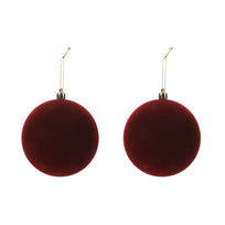 Art.12949 Esfera Terciopelo 10cm C/2pz