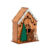 Art.13220 Casita Navidad Figura 12x9x5cm