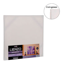 Art.13582 Lienzo P/Pintar Cuadra 50x50cm