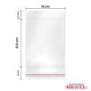 Fantasías Miguel Art.1421 Bolsa Celofán con Adhesivo 22x16+5.5cm 50pz