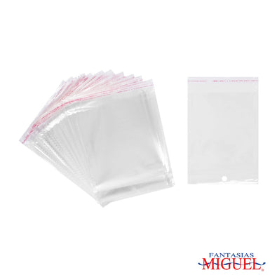 Fantasías Miguel Art.1439 Bolsa Celofán con Adhesivo 14.5x14+5.5cm 50pz