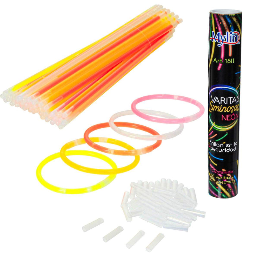 Art.1511 Varitas Luminosas Neón Con Conectores