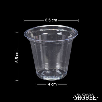 Fantasías Miguel Art.2072 Vaso Para Gelatina/Dulces aprox 75ml 6.5cm 20pz